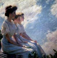 Charles Courtney Curran - On the Heights